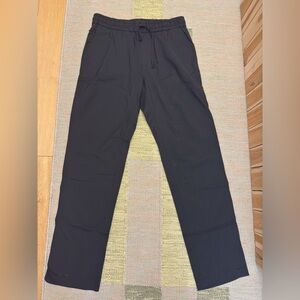 Versace Black Drawstring Waist Chinos